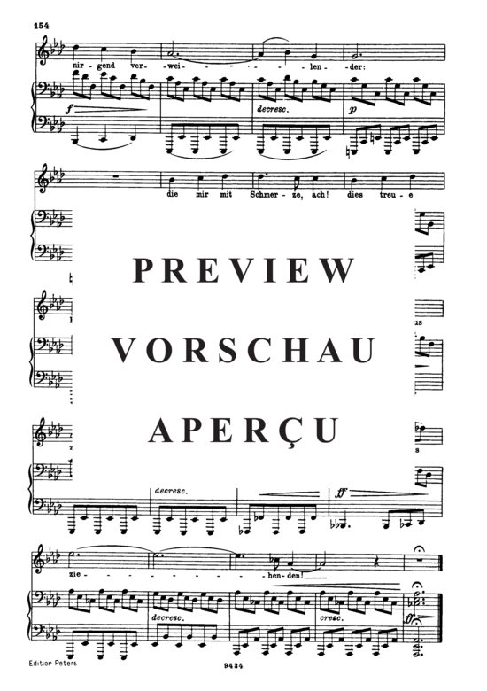 Product gallery: Page 6 of 6 In der Ferne D.957-6 (Schwanengesang), , Low Voice and Piano