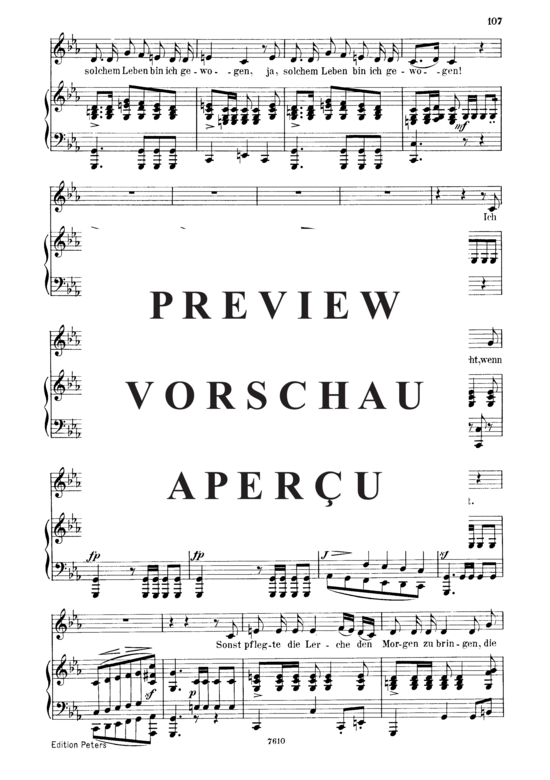 Product gallery: Page 3 of 5 Lied des gefangenen Jäger's D.843, , Low Voice and Piano