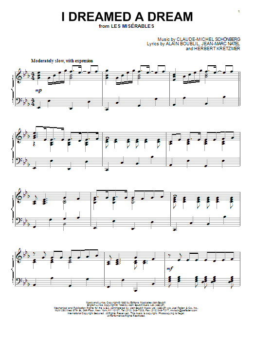 Produktbild zu: Les Miserables Piano Solo Movie Pack featuring Suddenly