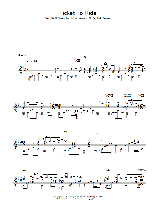 Product gallery: Page 1 of 1 Ticket To Ride, The Beatles