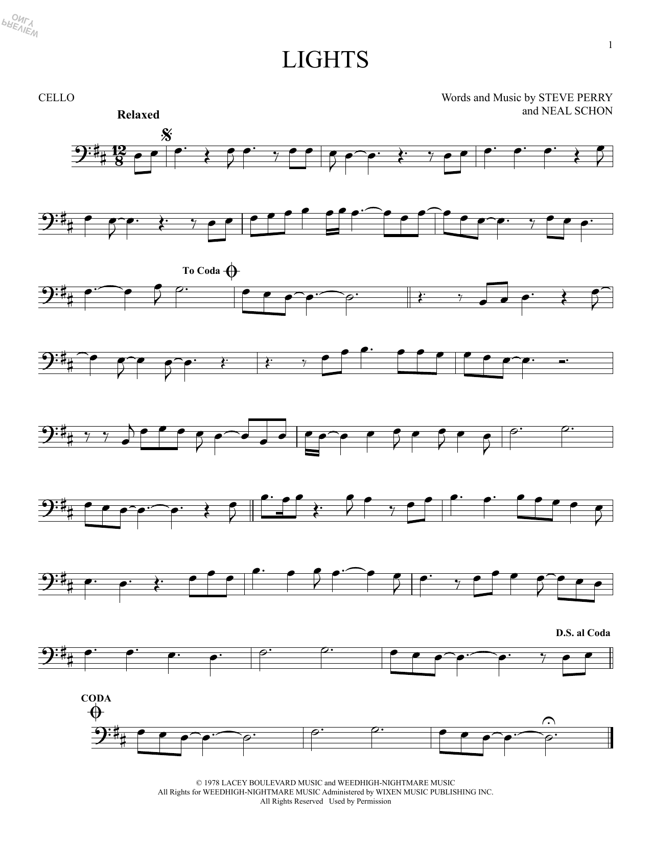 Produktgalerie: Seite 1 von 1 Lights, Journey, Violoncello