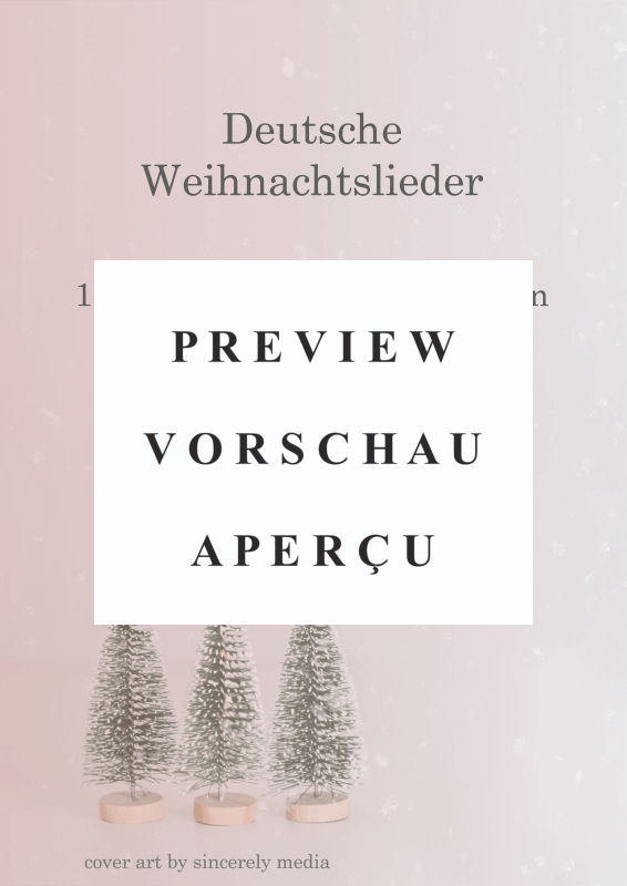 gallery: Deutsche Weihnachtslieder, , 15 Duette für 2 Querflöten oder Instrumente in C - hohe Lage