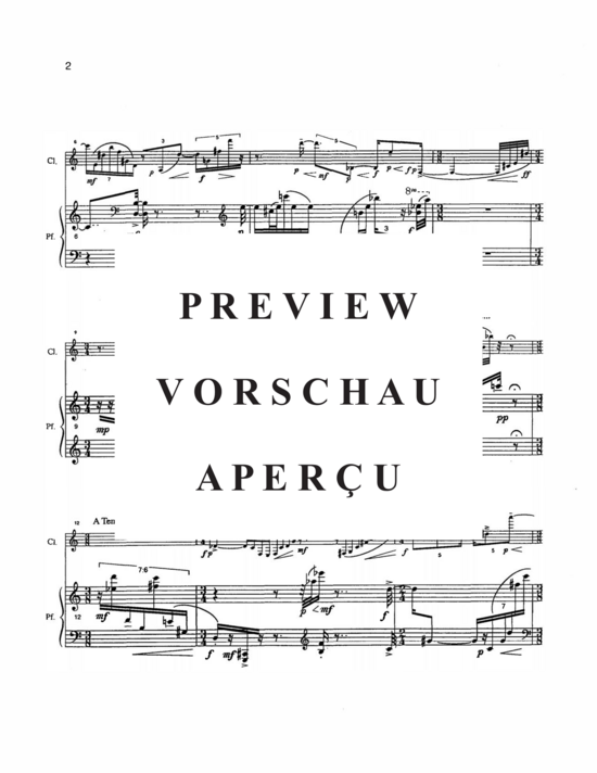 Product gallery: Page 5 of 20 Polemics , , (clarinet and piano)