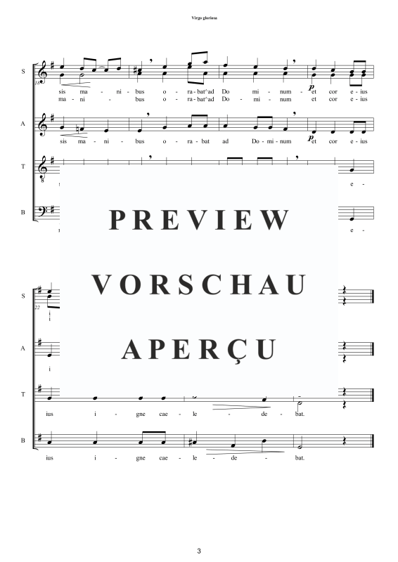 Produktgalerie: Seite 4 von 8 Virgo gloriosa - Motette, , Gemischter Chor a capella