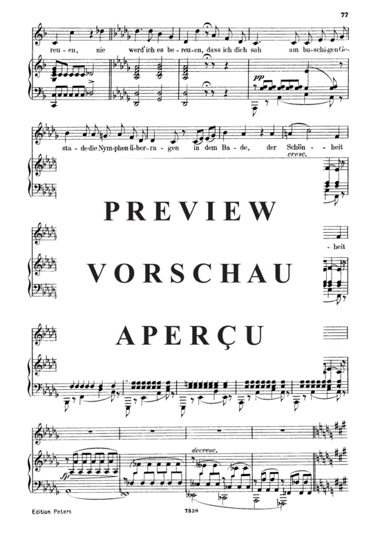 Product gallery: Page 4 of 8 Der zürnenden Diana D.707, , Medium Voice and Piano