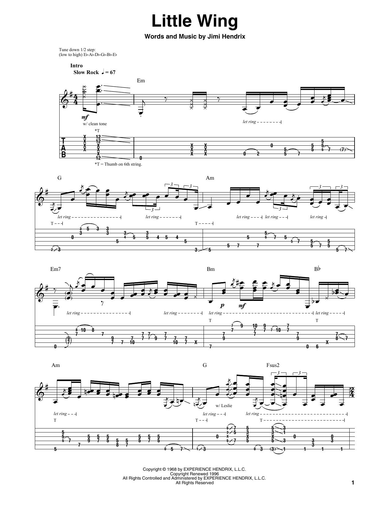 Produktbild zu: Little Wing