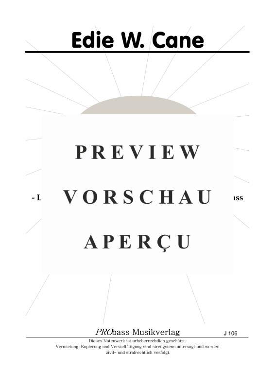 Produktgalerie: Seite 2 von 11 Sunday, , Combo: Zwei Melodiestimmen in C/B/Es, Klavier und Kontrabass