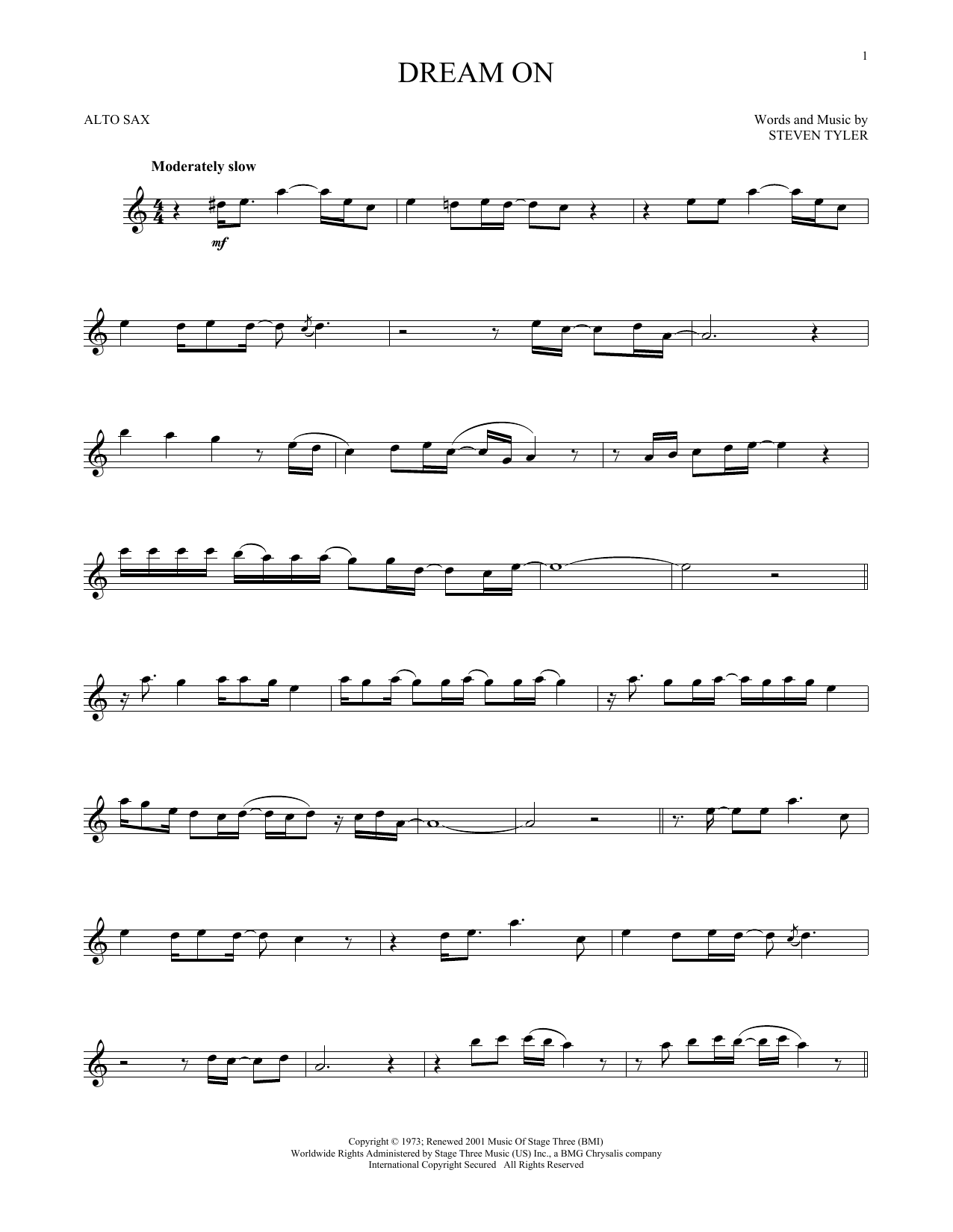 Product gallery: Page 1 of 1 Dream On, Aerosmith