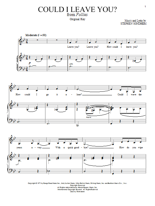 Produktbild zu: Could I Leave You?