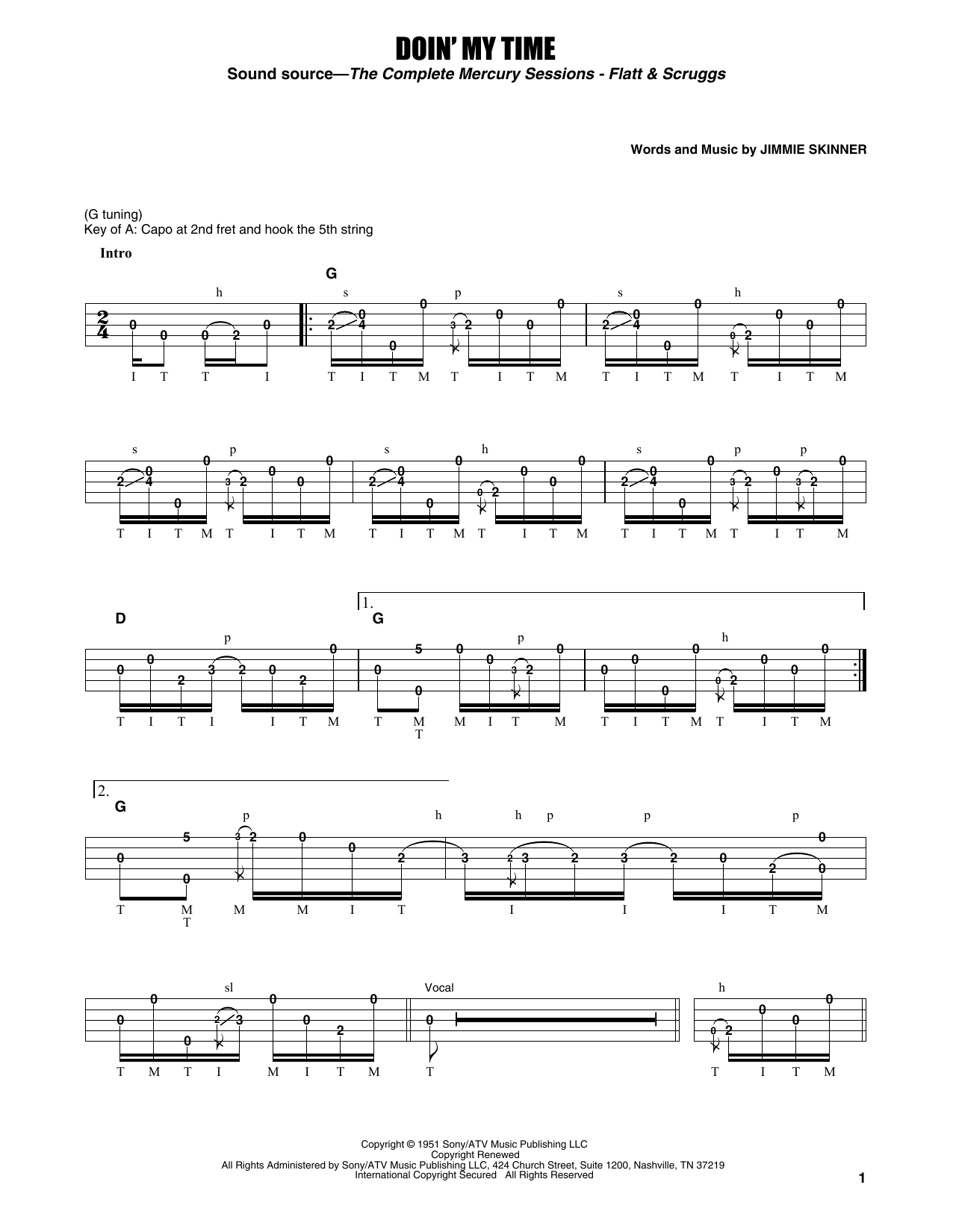 Product gallery: Page 1 of 1 Doin' My Time, Flatt & Scruggs