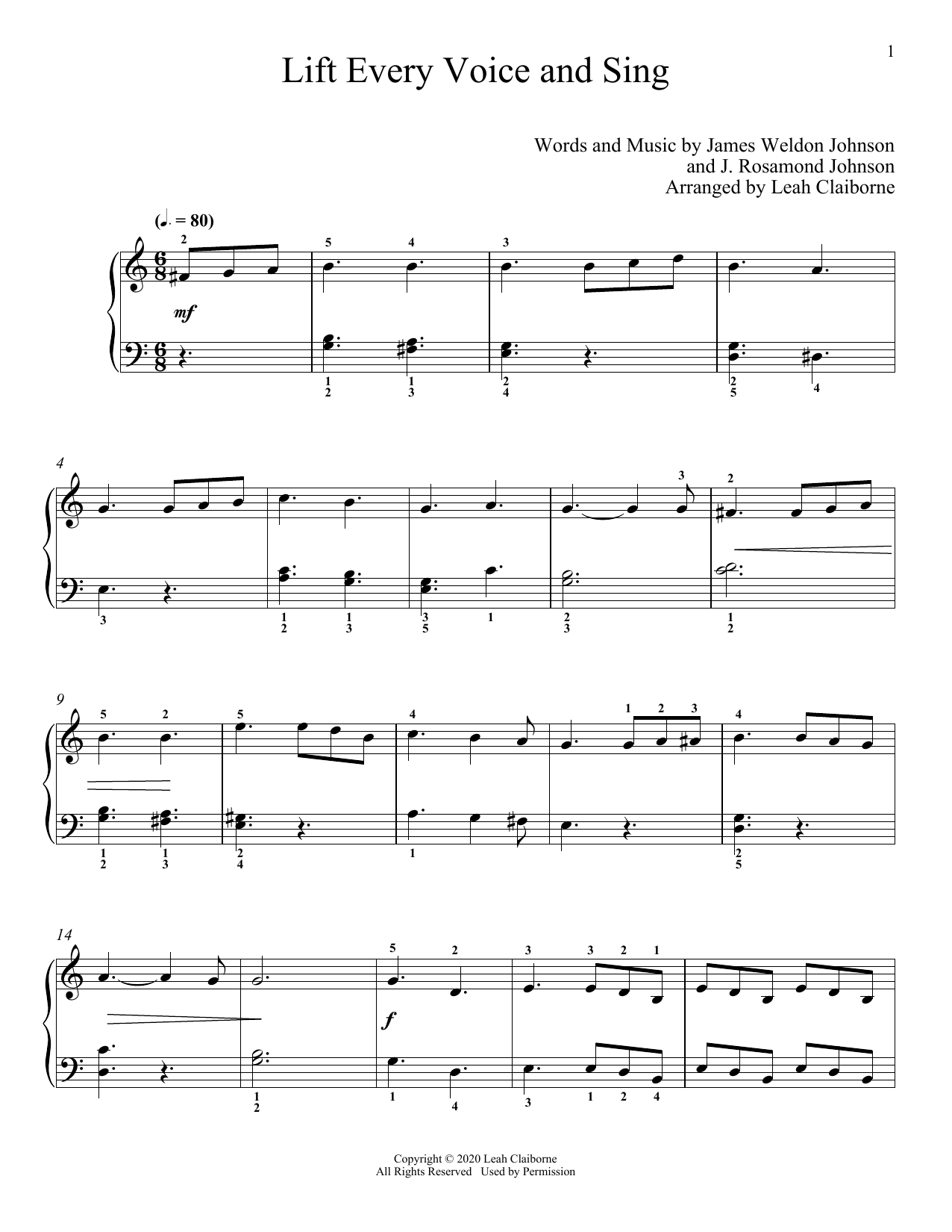 Produktbild zu: Lift Every Voice And Sing