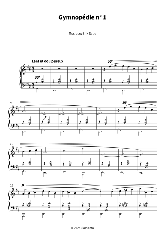 Gymnopédie n° 1 