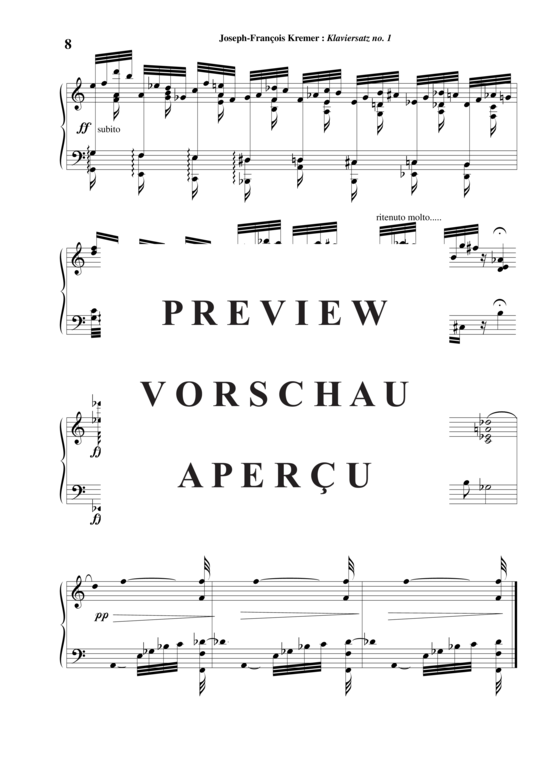 Product gallery: Page 9 of 9 Klaviersatz 1 , , Piano Solo