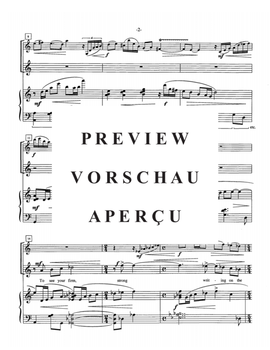 Product gallery: Page 8 of 21 Love Letters , , (soprano/tenor, violin & piano)