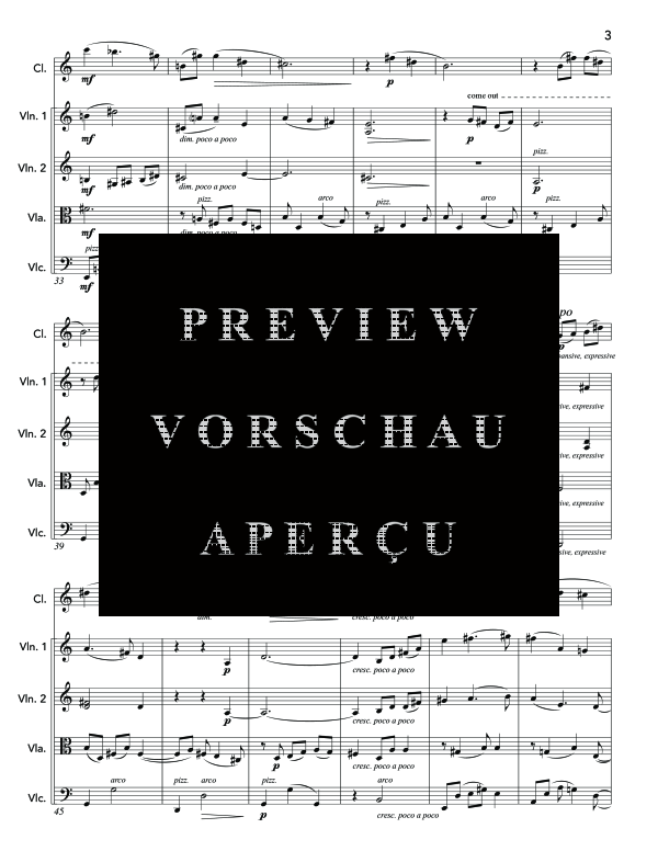 Produktgalerie: Seite 7 von 11 Waltz for Betz, , (Ensemble Klarinette Solo und Streicher Quartett/Quintett)
