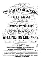 cover: The Boatman Of Kinsale, Wellington Guernsey