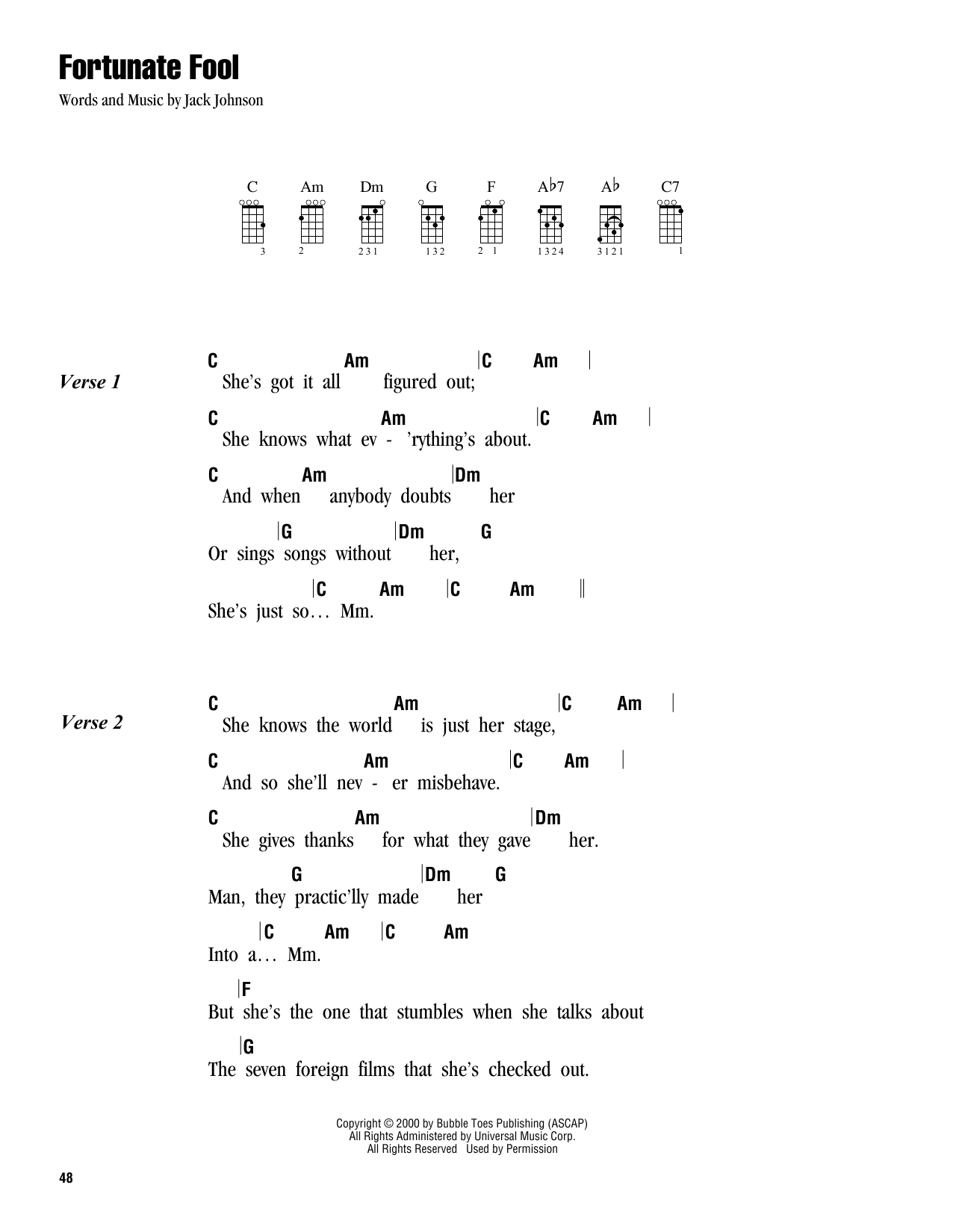 Product gallery: Page 1 of 1 Fortunate Fool, Jack Johnson
