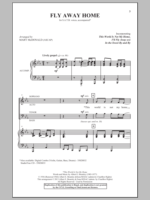 Product gallery: Page 1 of 1 Fly Away Home, Mary McDonald