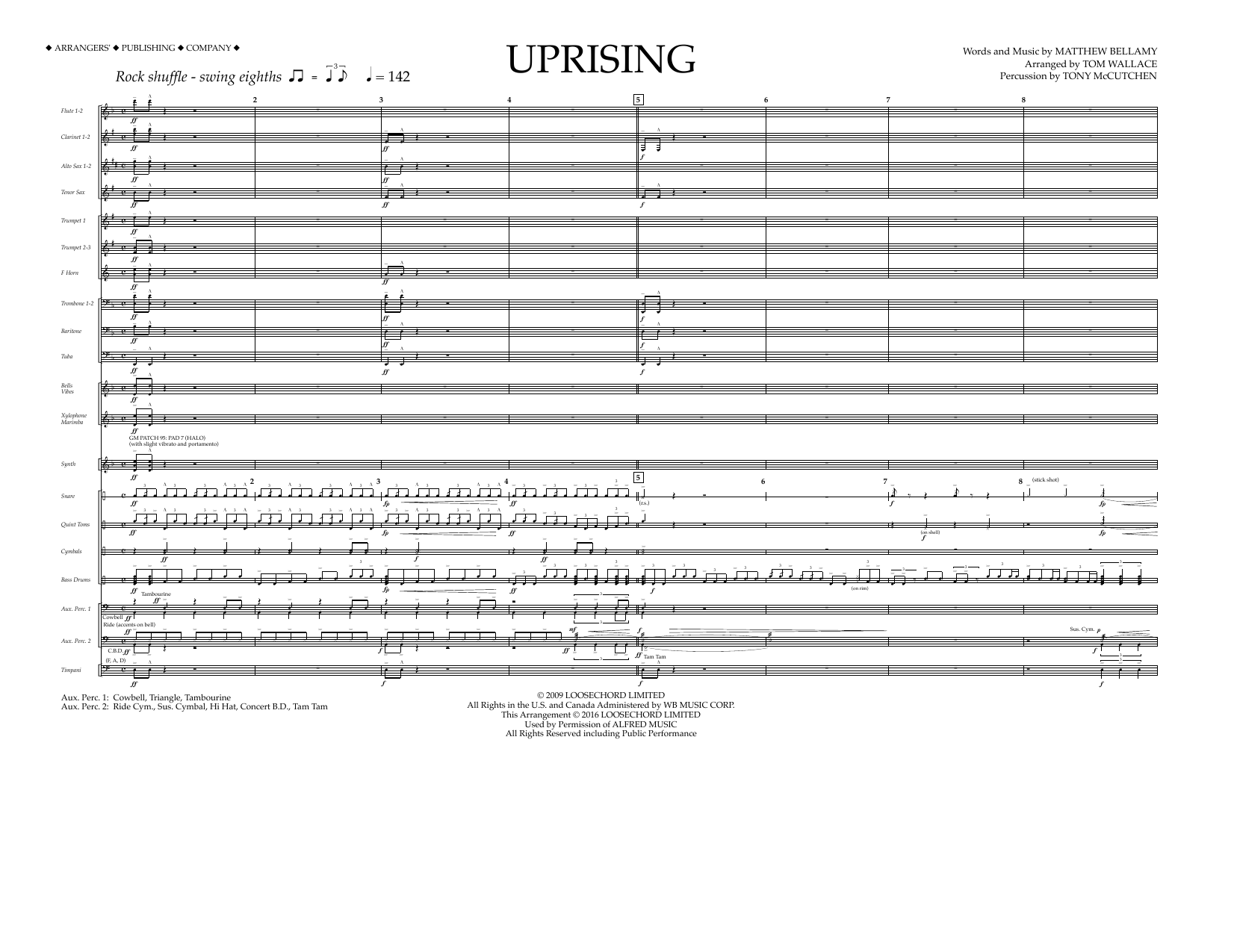 Product picture to: Uprising - Full Score