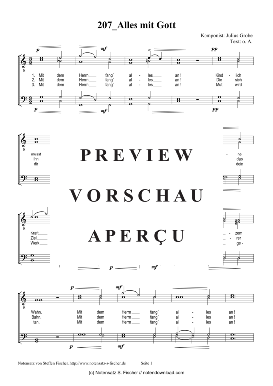 Product gallery: Page 2 of 3 Alles mit Gott  , , (male choir)