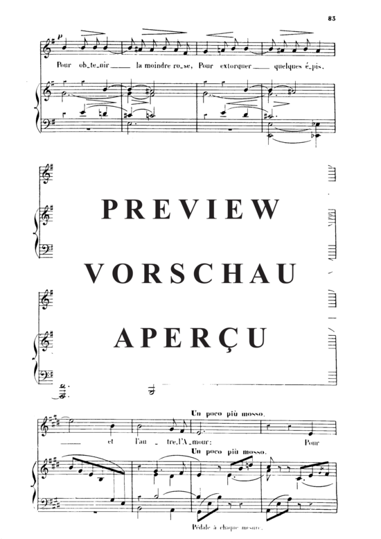 Product gallery: Page 3 of 5 La rançon Op.8 No.2, , High Voice and Piano