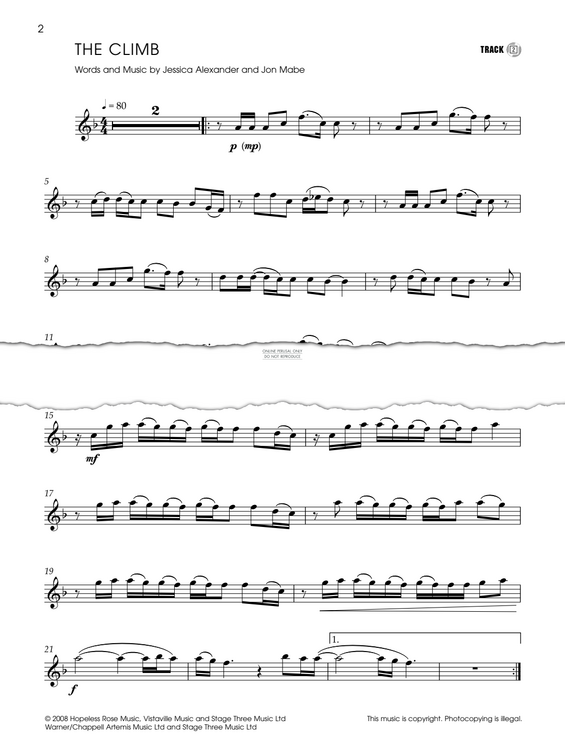 Product gallery: Page 1 of 1 The Climb, Miley Cyrus