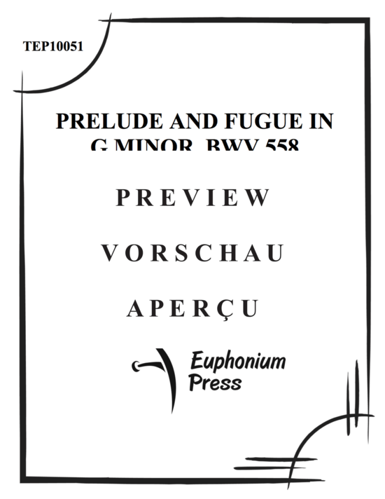 gallery: Prelude and Fugue in G Minor, BWV 558 , , (Tuba Quartett EETT)