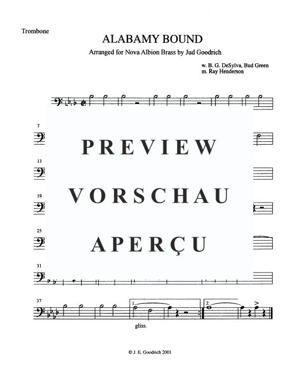 Produktgalerie: Seite 8 von 10 Alabamy Bound, , Blechbläser Quintett