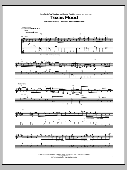 Product gallery: Page 1 of 1 Texas Flood, Stevie Ray Vaughan