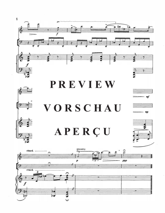 Product gallery: Page 12 of 17 Distant Thunder , , (flute, 1 percussion and piano)
