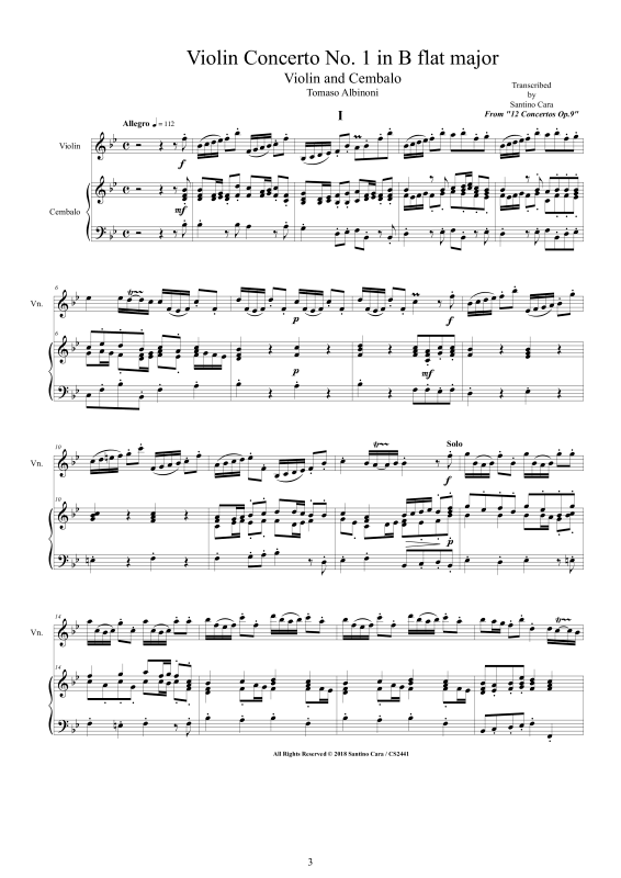 Product gallery: Page 1 of 11 Four Concertos Op.9, , Violin and Harpsichord