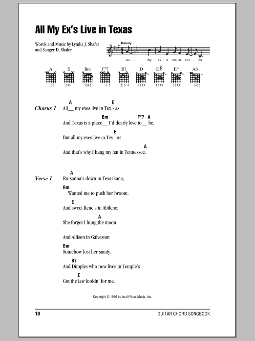 Produktbild zu:  All My Ex's Live In Texas - George Strait