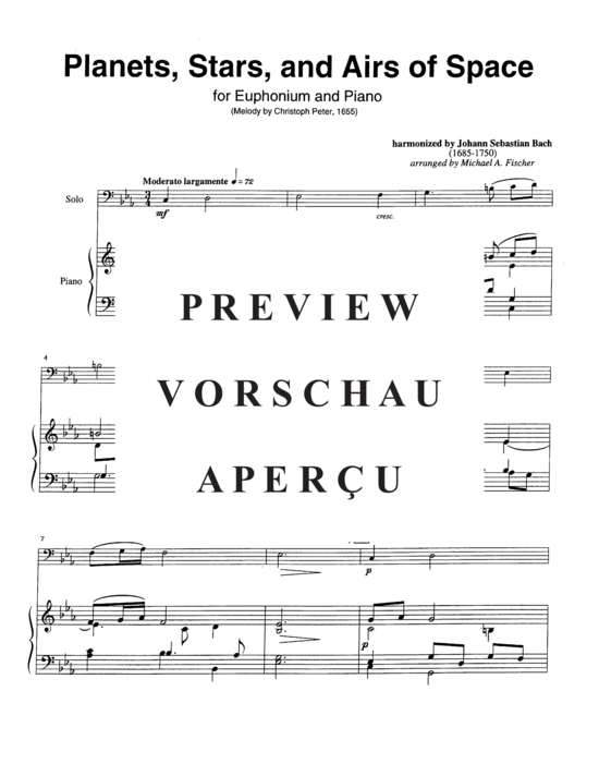 Product gallery: Page 4 of 8 Planets, Stars and Airs of Space , , (euphonium + piano)