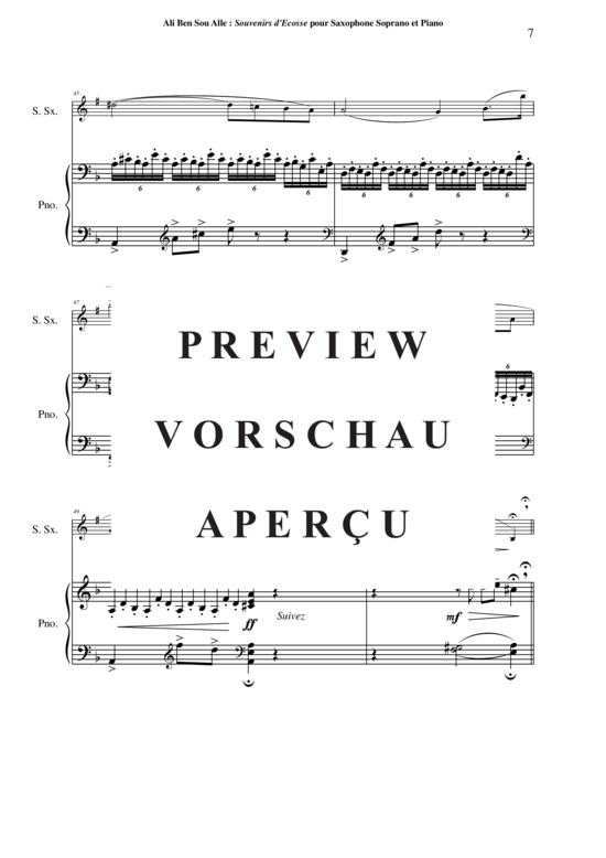 Product gallery: Page 8 of 21 Souvenirs d´Écosse , , (soprano saxophone + piano)