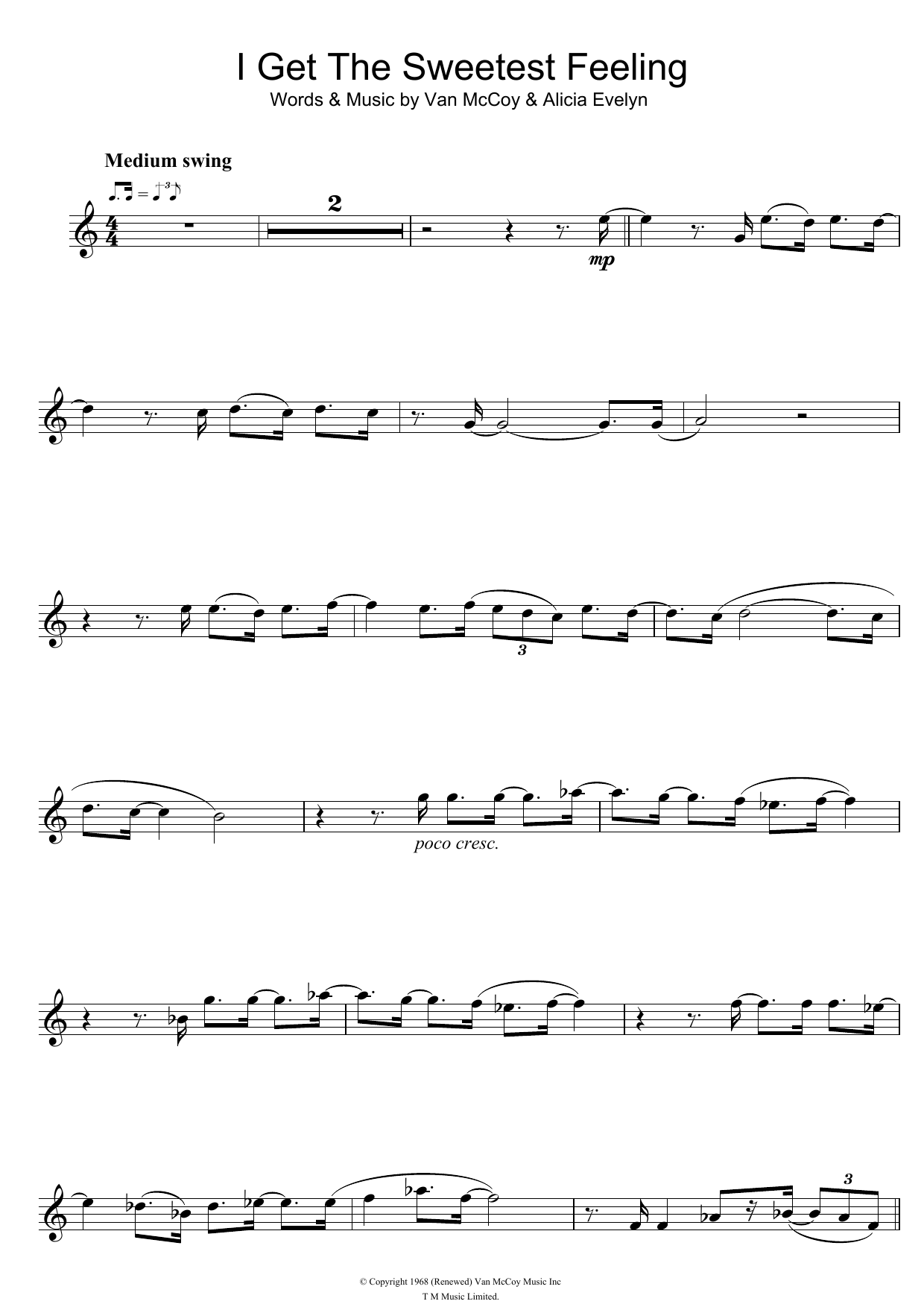 Produktgalerie: Seite 1 von 1 I Get The Sweetest Feeling, Jackie Wilson, Trompete