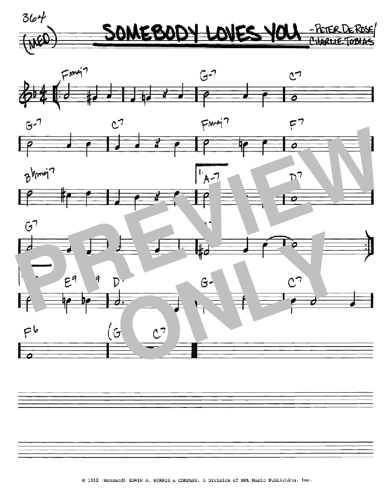 Produktbild zu: Somebody Loves You