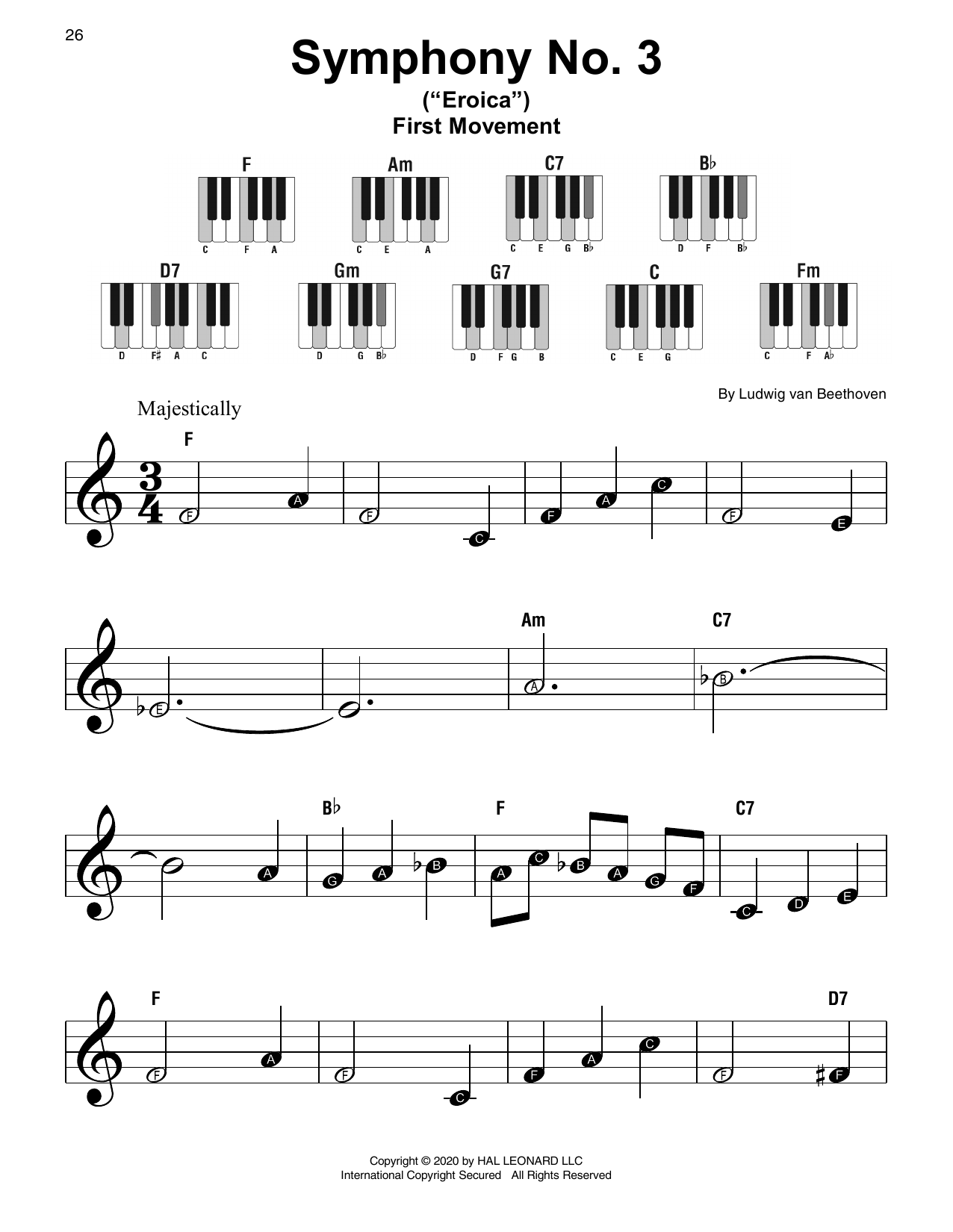 Produktbild zu: Symphony No. 3 In E-Flat Major, Op. 55