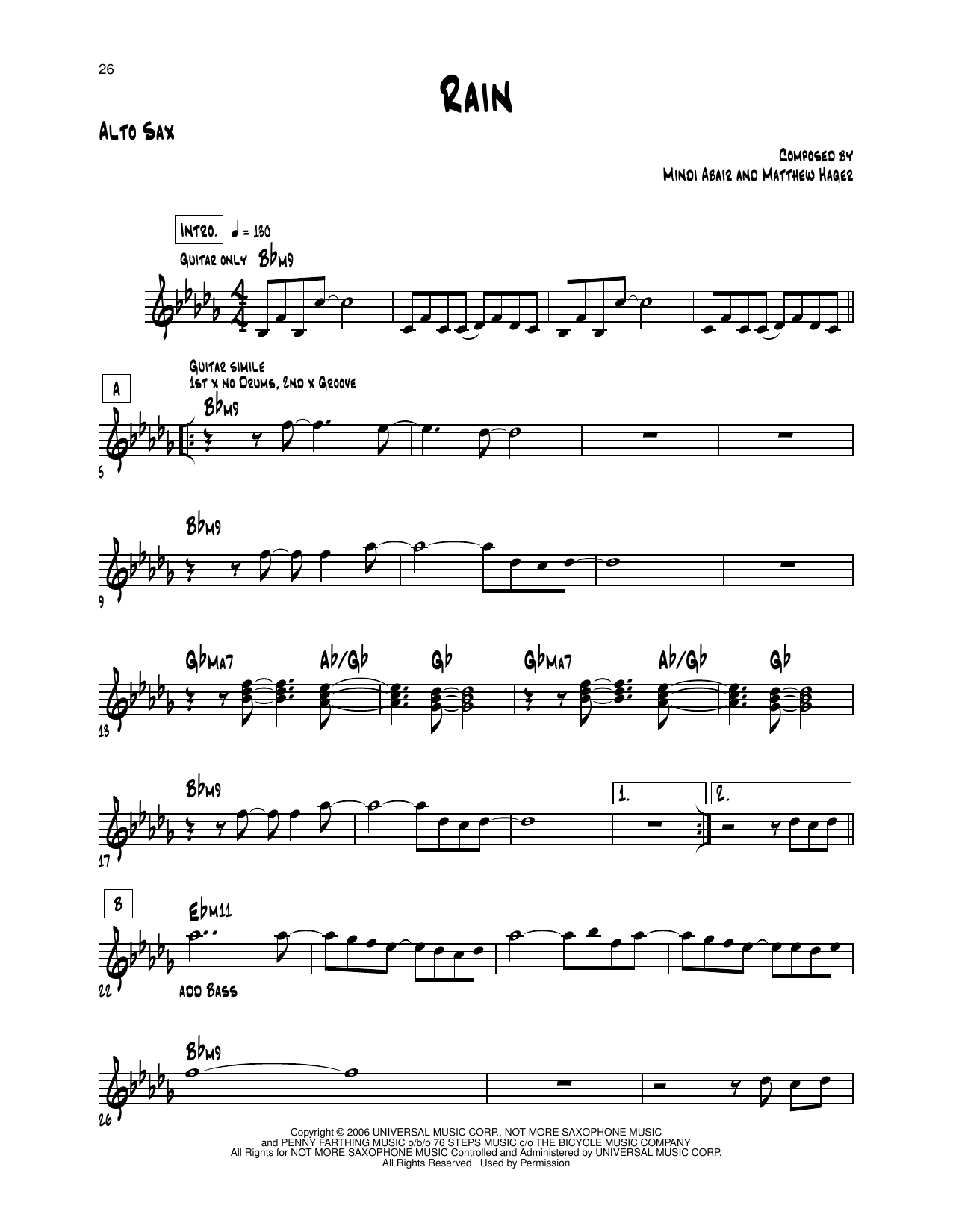 Product gallery: Page 1 of 1 Rain, Mindi Abair