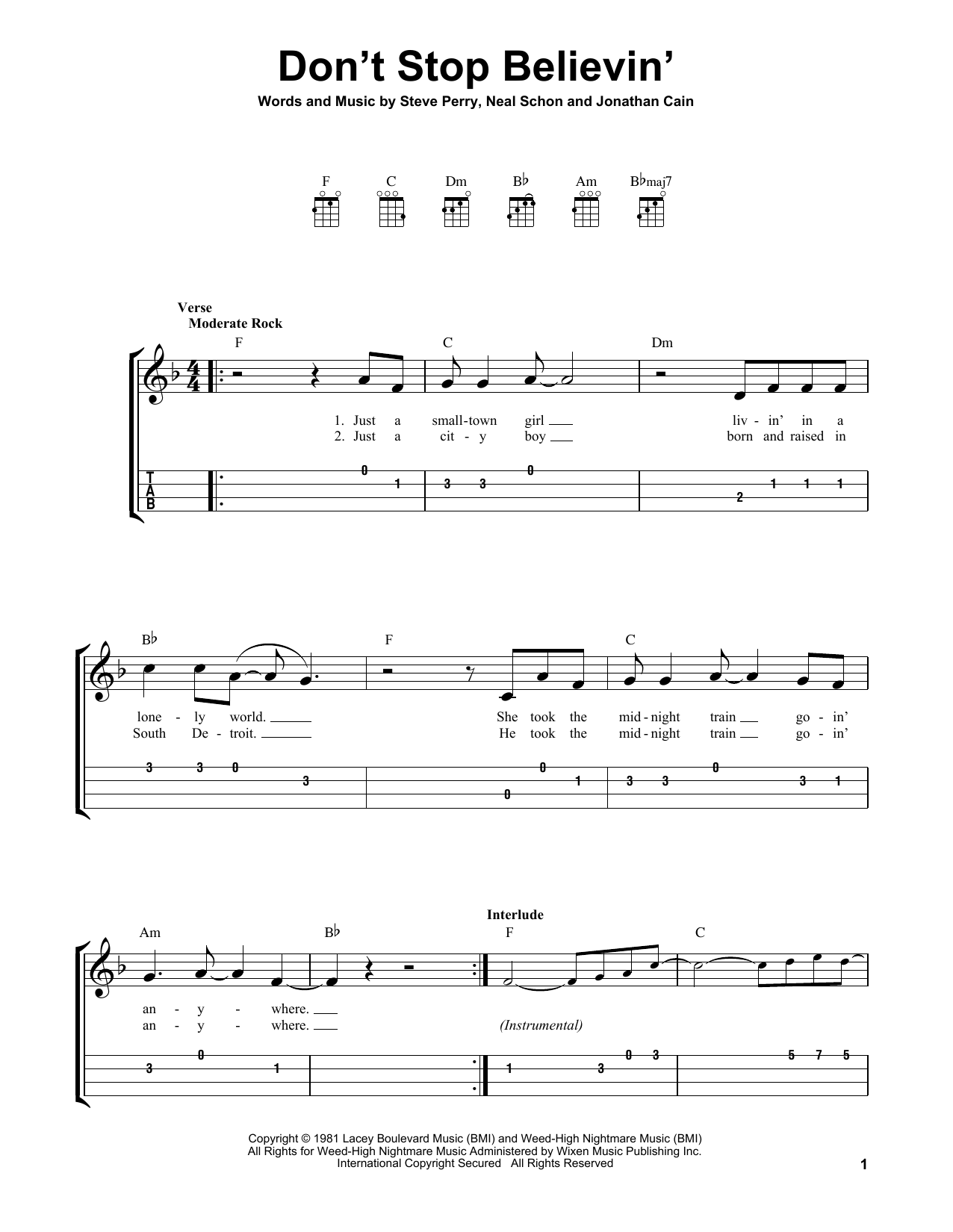 Product gallery: Page 1 of 1 Don't Stop Believin', Journey