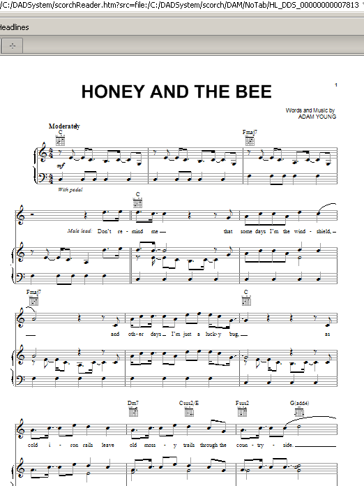 Product picture to: Honey And The Bee