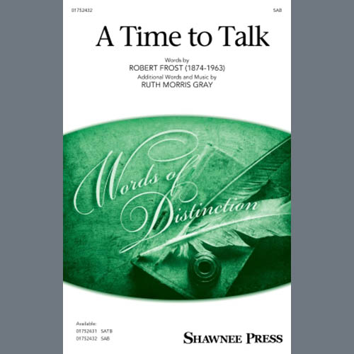 cover: A Time To Talk, Ruth Morris Gray, Chor