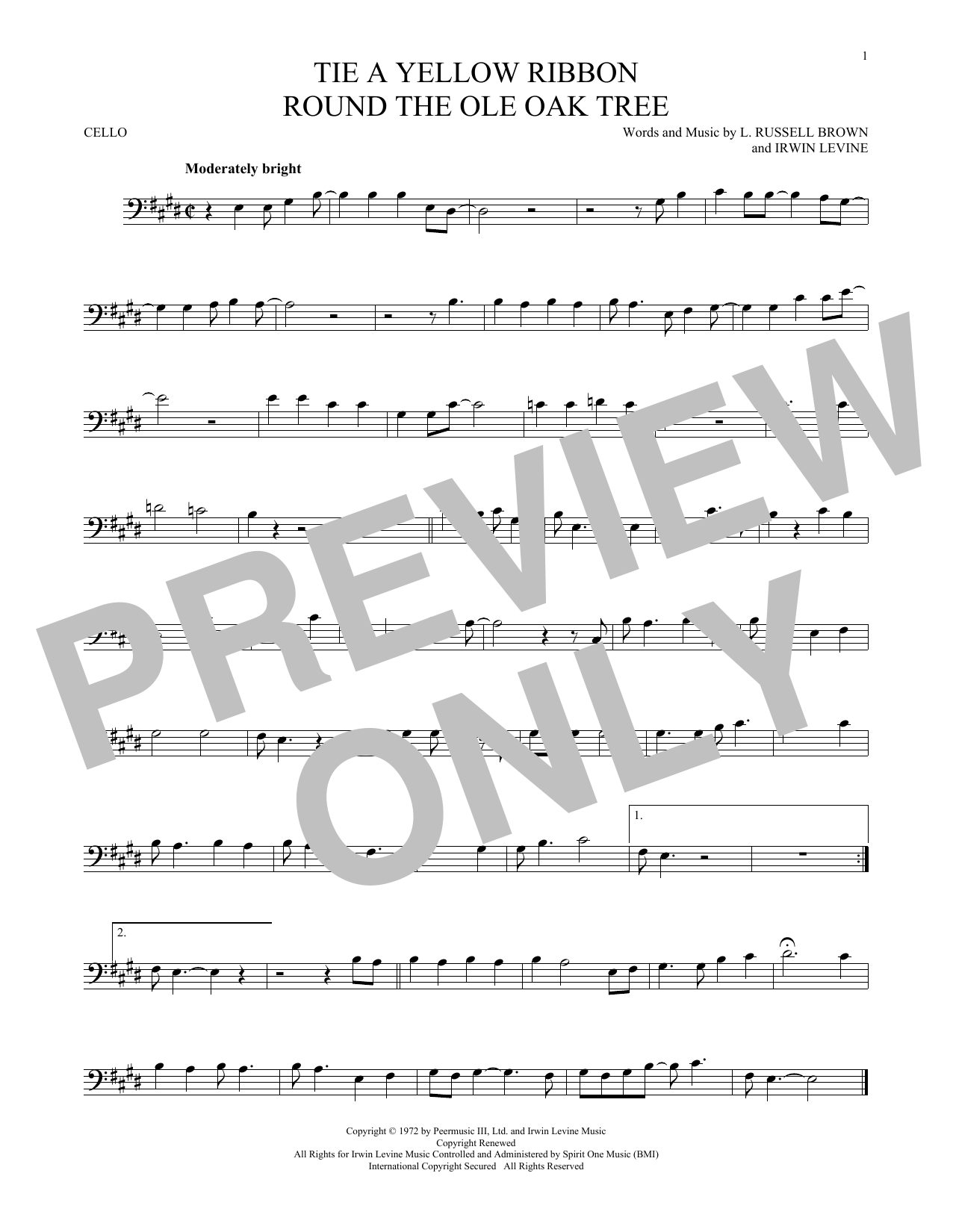 Produktgalerie: Seite 1 von 1 Tie A Yellow Ribbon Round The Ole Oak Tree, Dawn featuring Tony Orlando, Violoncello