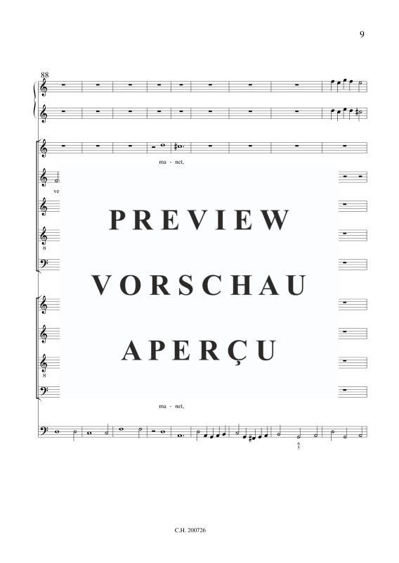 gallery: Laudate Dominum , , (2 Chöre 9-stimmig, 2 Violinen und BC)