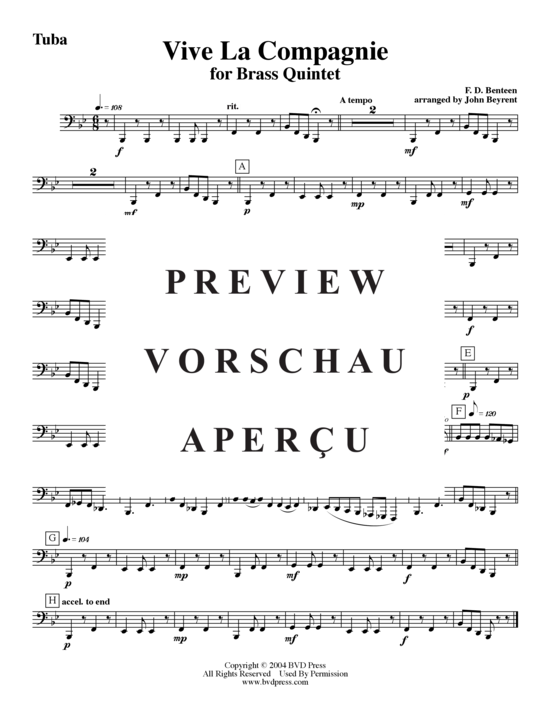 Produktgalerie: Seite 8 von 8 Vive La Compagnie , , (Blechbläserquintett)