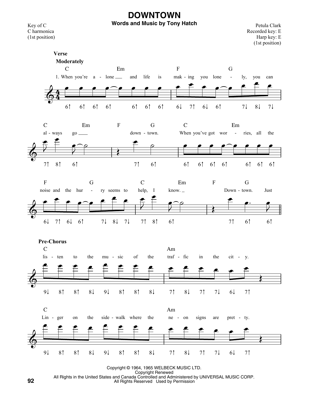 Product gallery: Page 1 of 1 Downtown, Petula Clark