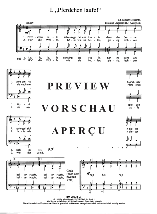 Product gallery: Page 3 of 5 Drei nordische Weisen , , (mixed choir)