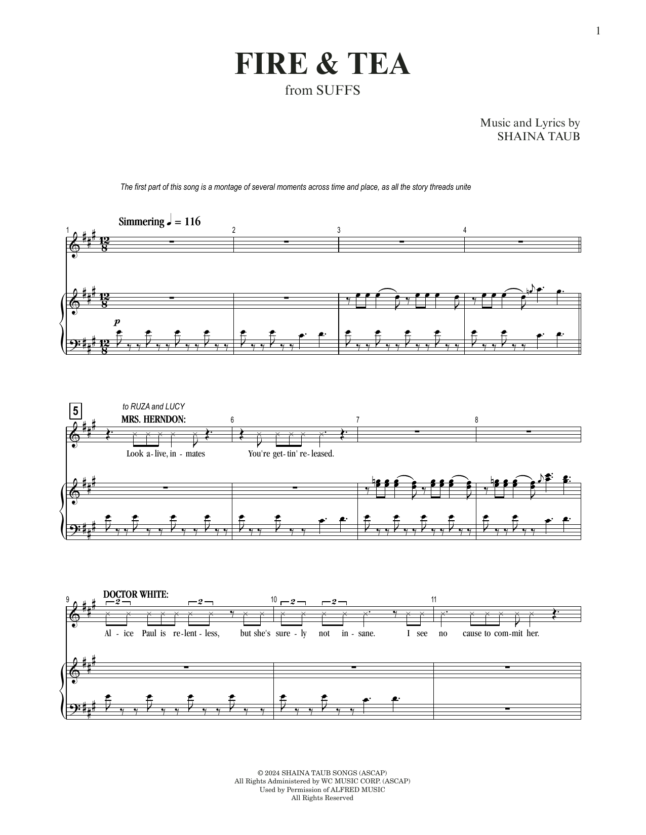 Produktgalerie: Seite 1 von 1 Fire & Tea (from Suffs), Shaina Taub, Gesang, Klavier