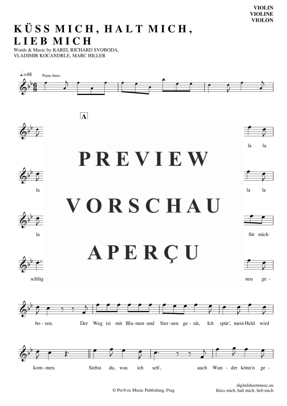 Product gallery: Page 2 of 4 Küss Mich, Halt Mich, Lieb Mich, Egli, Beatrice, (violin)