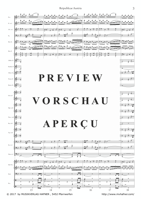 Product gallery: Page 8 of 11 Reipublicae Austria, , (large wind orchestra)