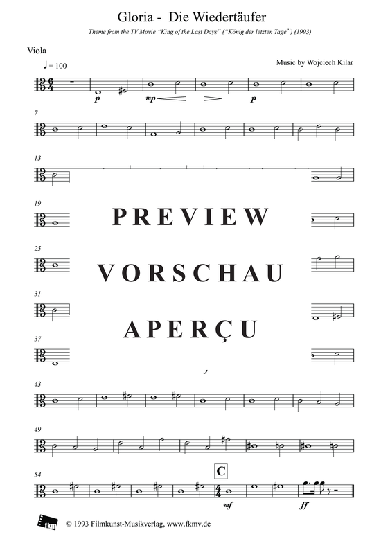 Product gallery: Page 4 of 6 König der letzten Tage - Gloria: Viola, , Viola